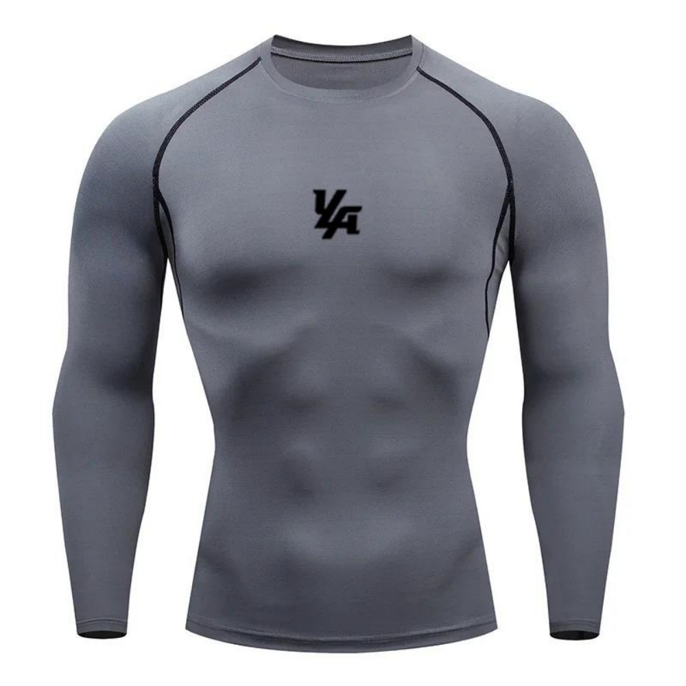 Yoga & Fitness With Denise - Men's Sports Compression Long Sleeve Top