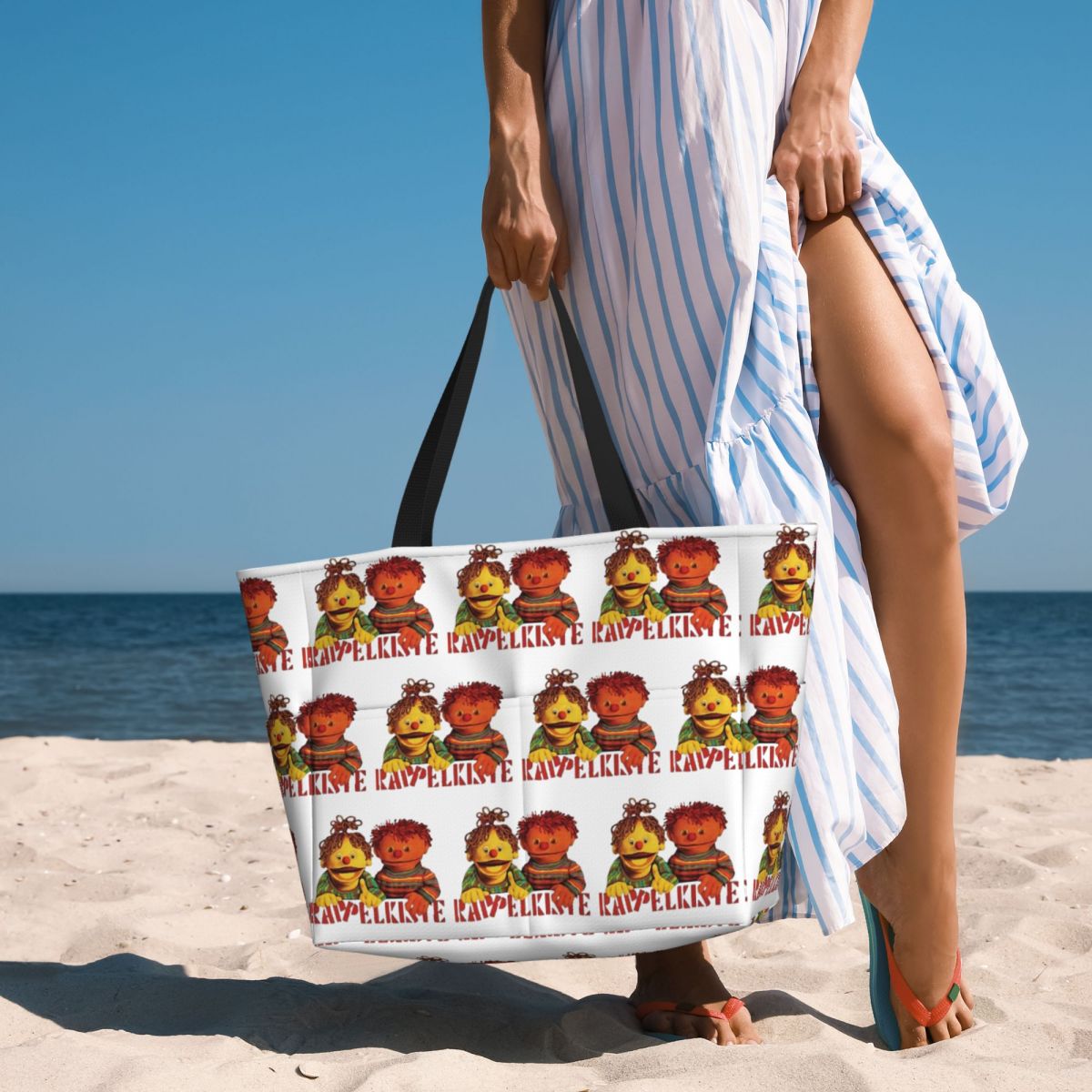 Yoga Und Fitness - Ratz Und Rube Rappelkiste Beach Tote