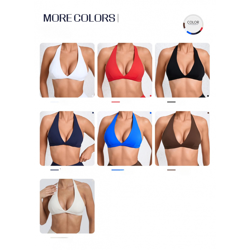 Yoga Und Fitness - European and American style halter neck