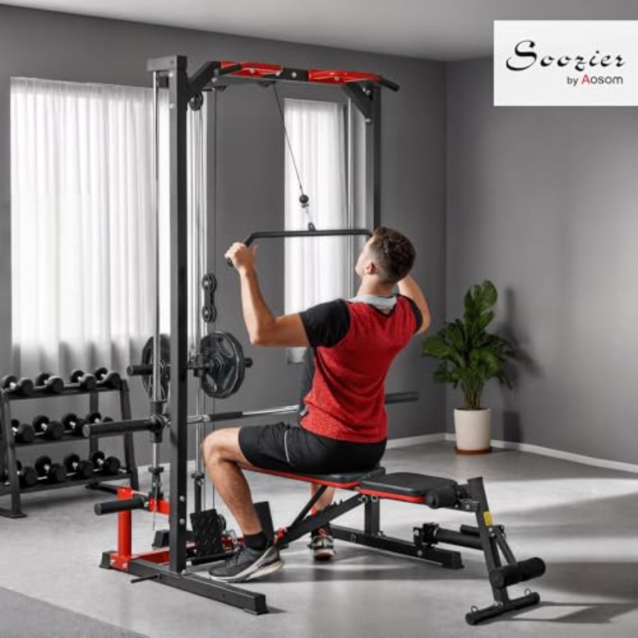 Power Cage Smith Machine Multi - Lat Pulldown Bar recension och pris