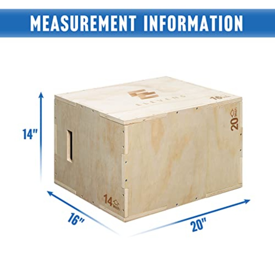 3 in 1 Wooden Plyo Box for Jum - Plyo Jump Box recension och pris