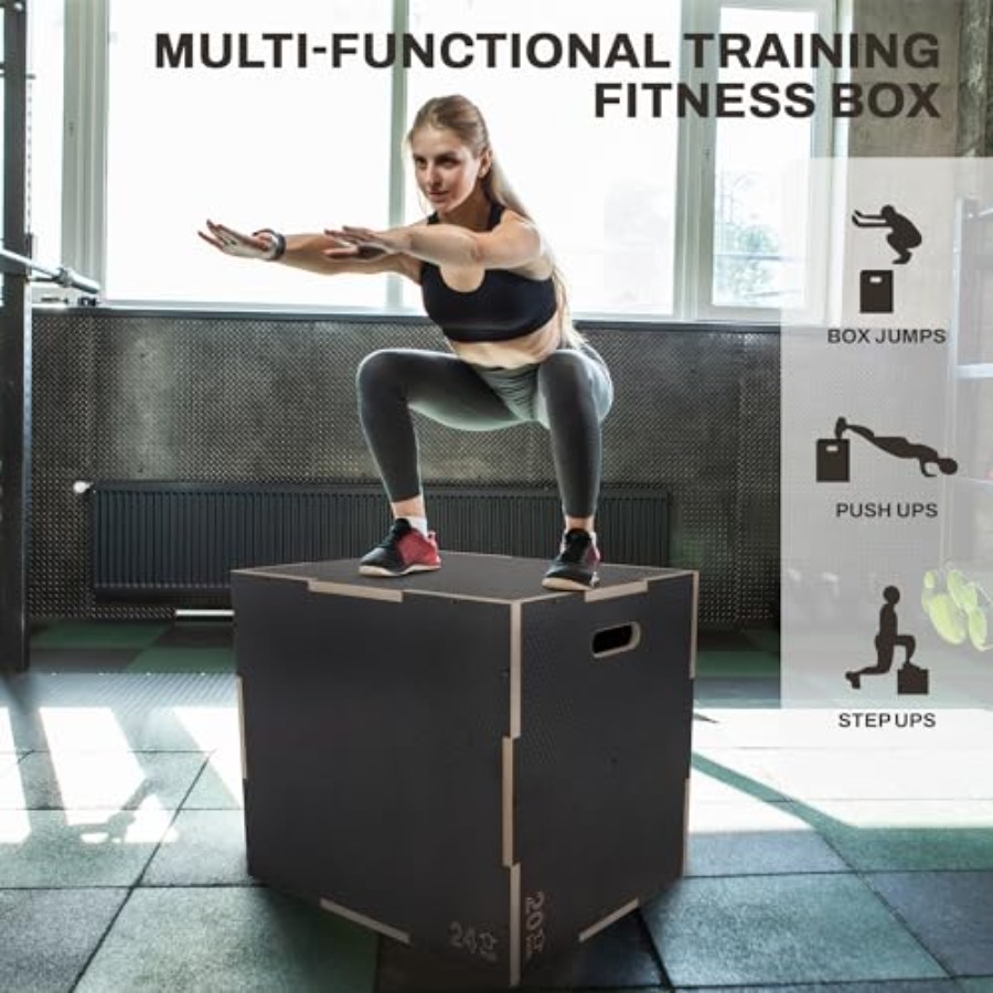 Home gym plyometric workout pl - Plyo Jump Box recension och pris