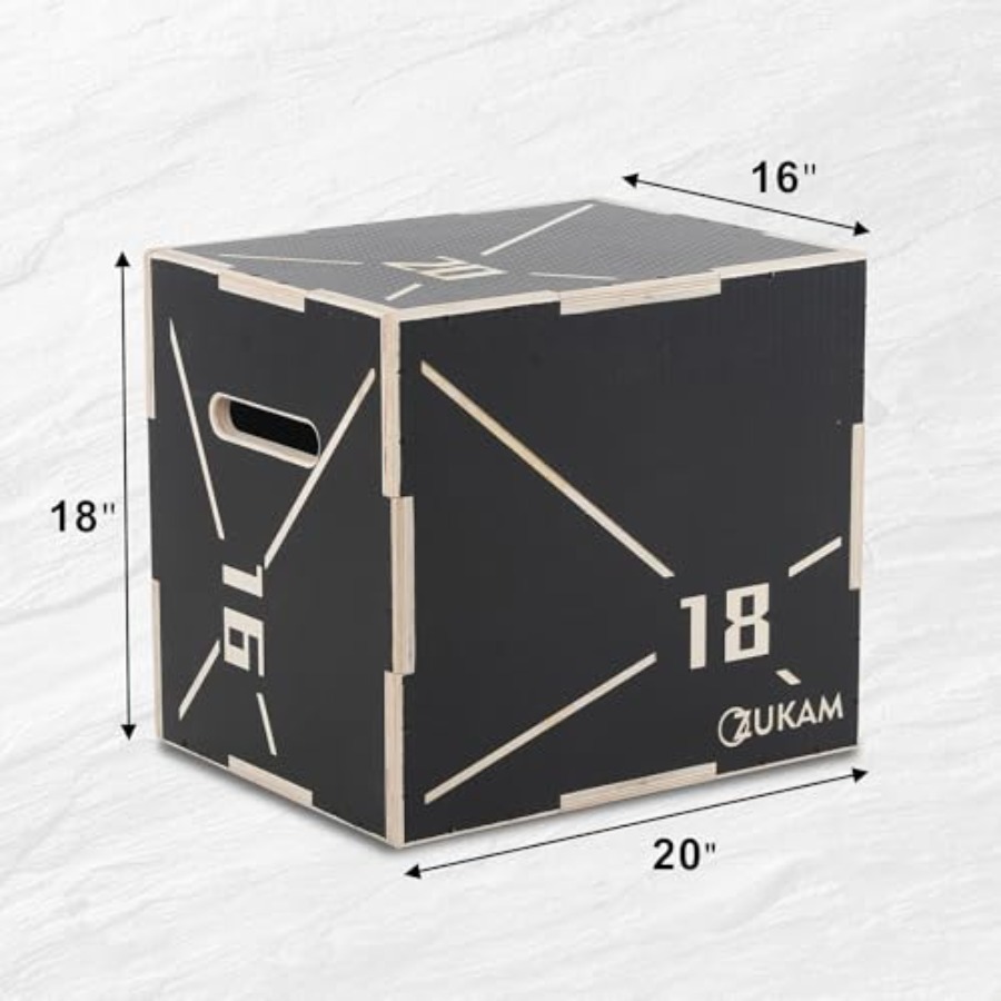 Non-Slip Wood Plyometric Jump  - Plyo Jump Box recension och pris