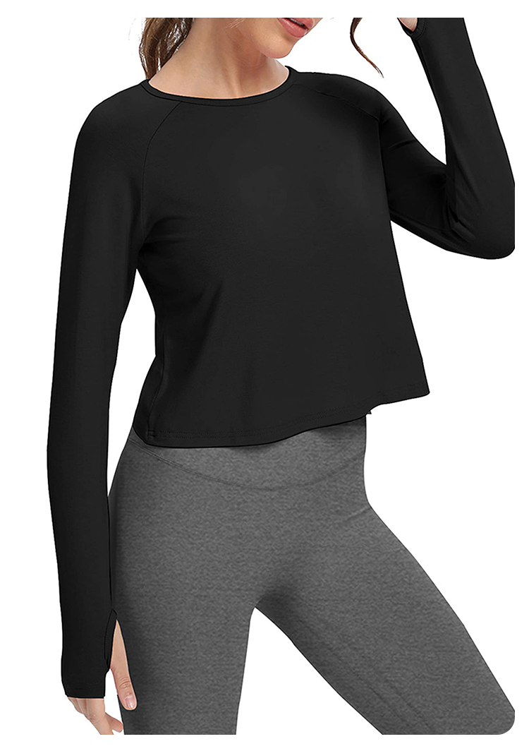 Women's Long Sleeve Yoga vest  - Yoga & Fitness With Denise recension och pris