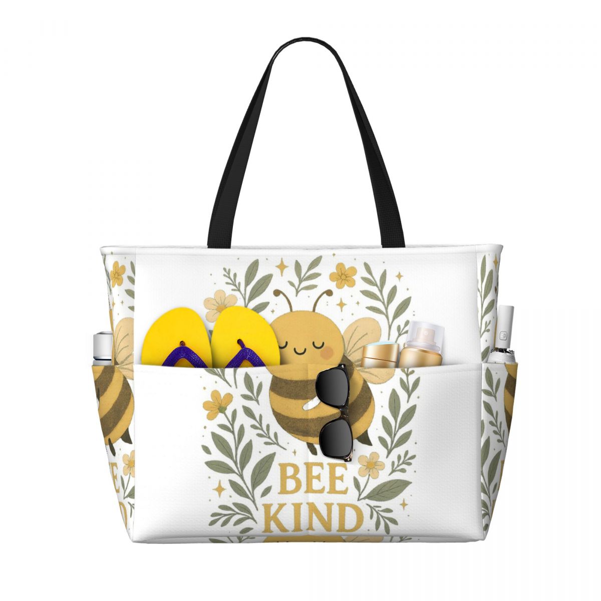 Bee Kind Cute Bumblebee Floral - Yoga Fitness Quotes recension och pris