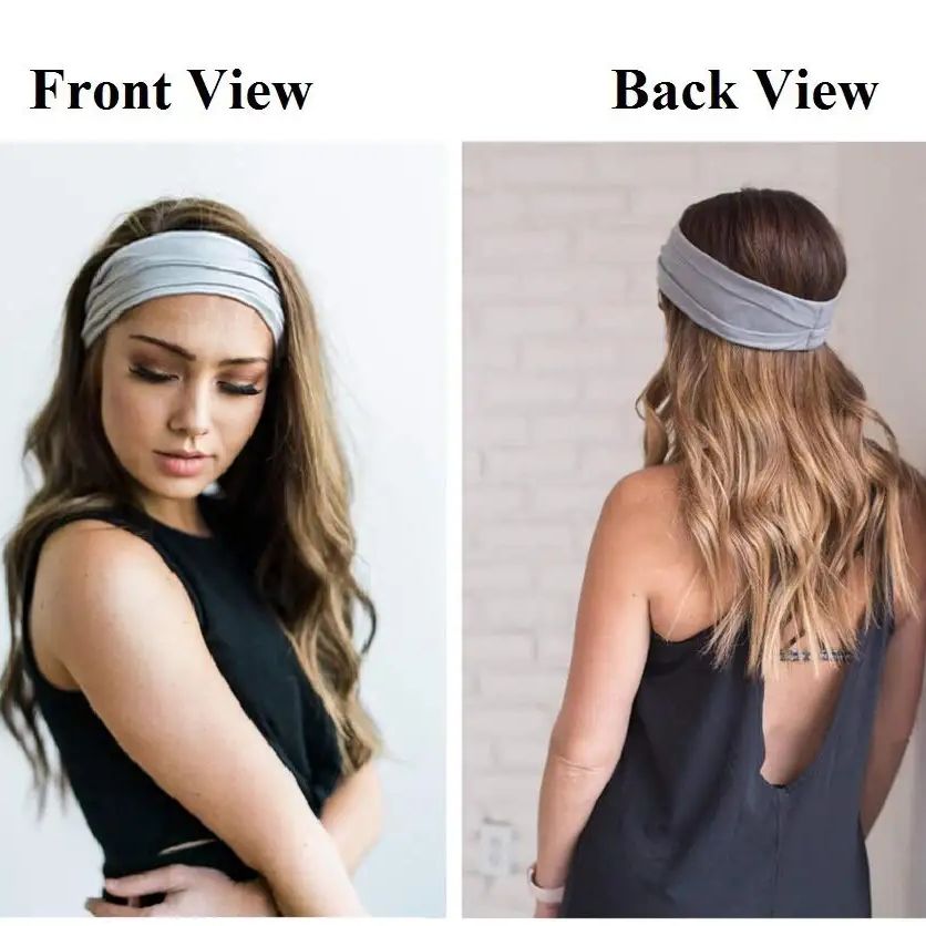 New Solid Color Elastic Hair B - Yoga Fitness Ring recension och pris