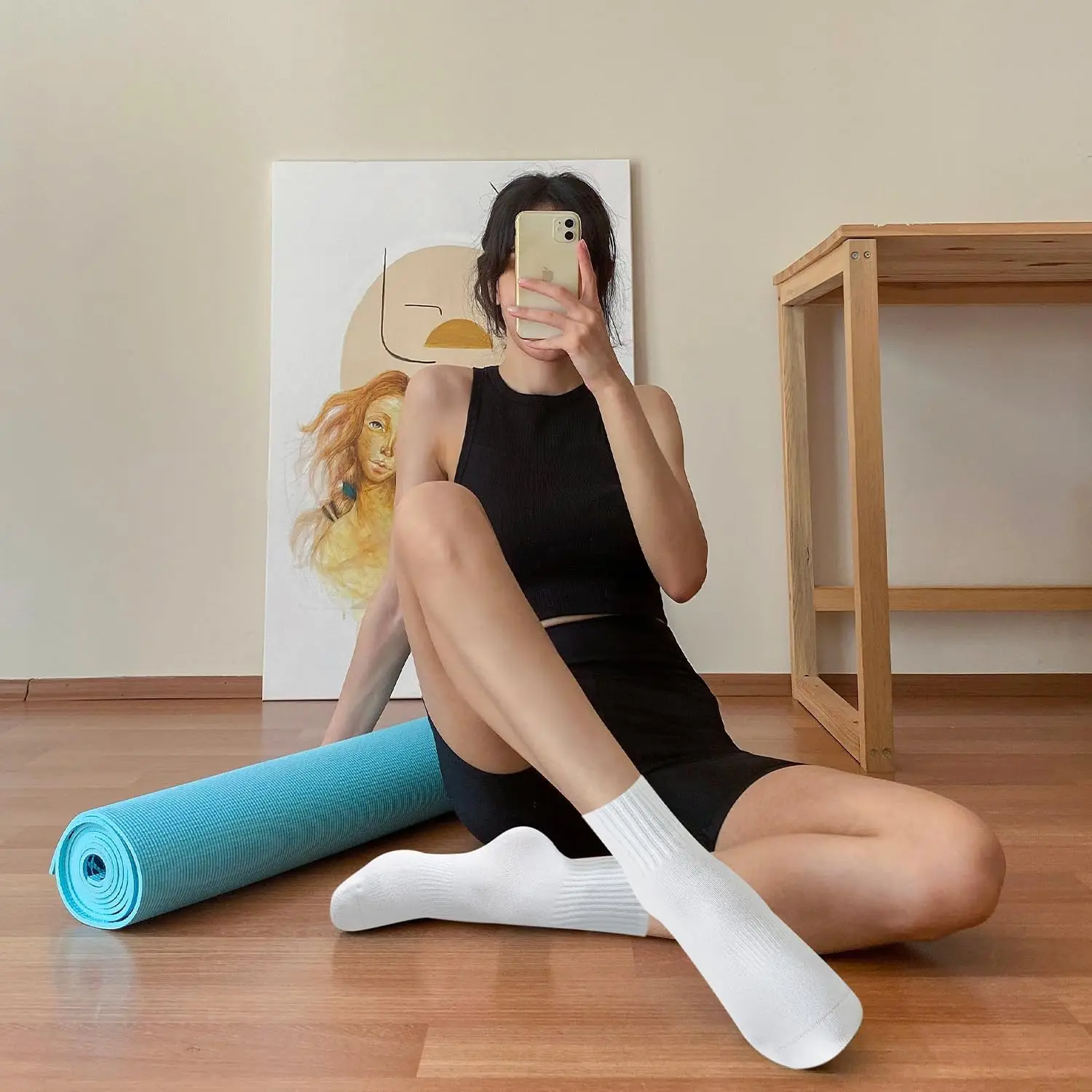 4 pairs of women's yoga socks, - Yoga & Fitness With Denise recension och pris