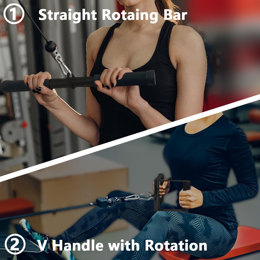 Home Gym Cable Attachments Set - Lat Pulldown Bar recension och pris