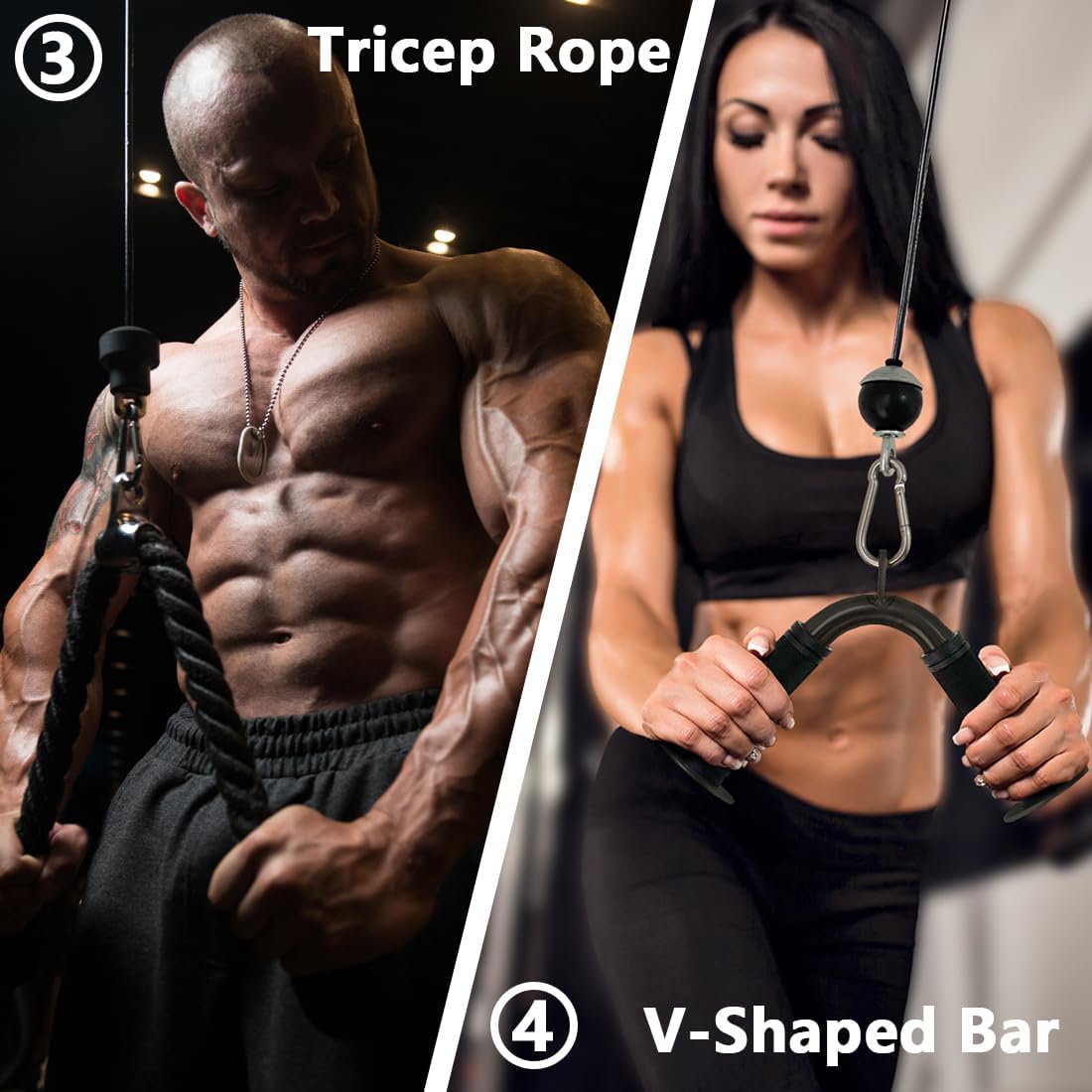 Home Gym Cable Attachments Set - Lat Pulldown Bar recension och pris