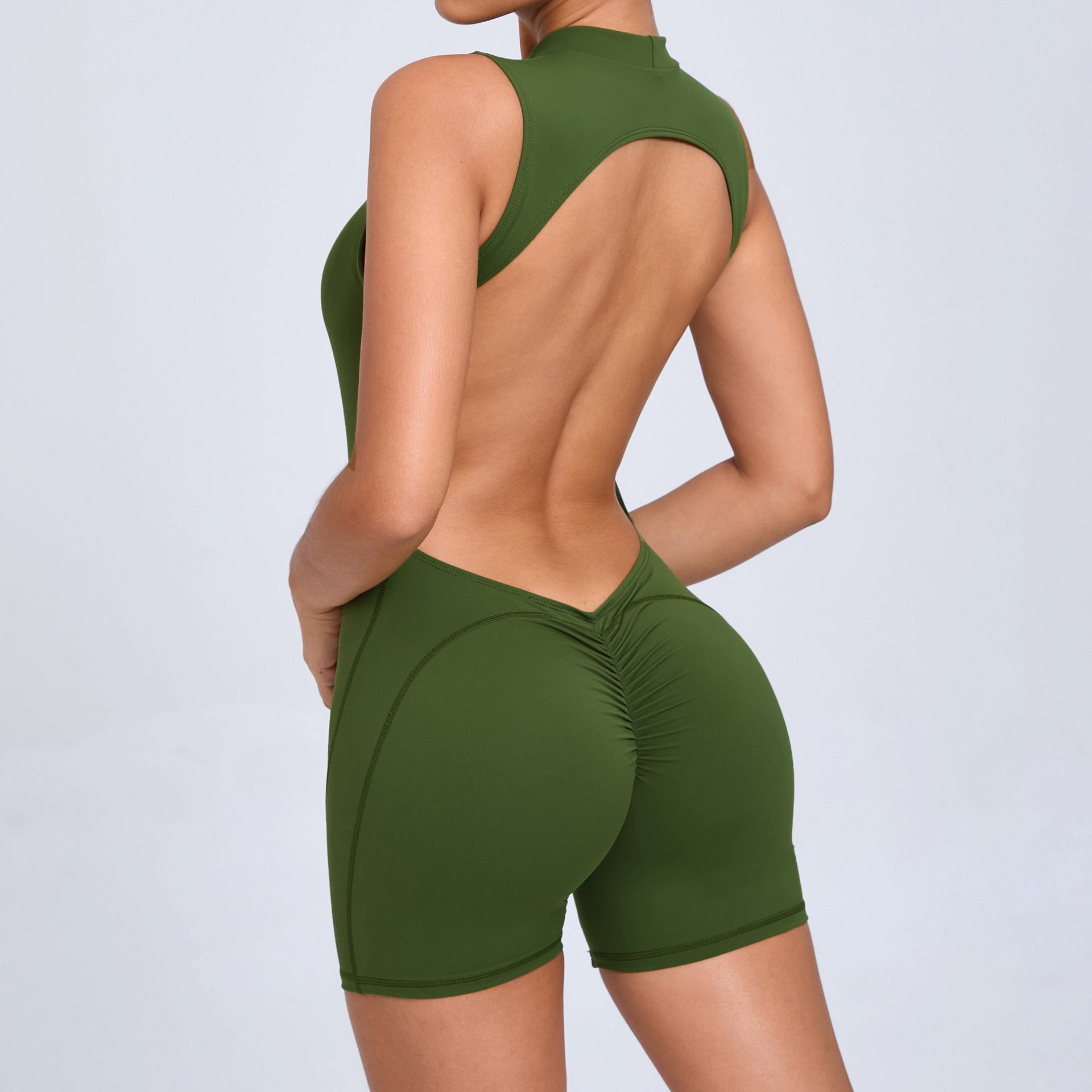 Hollow Backless Gym Bodycon Sh - Yoga Overall Fitness recension och pris