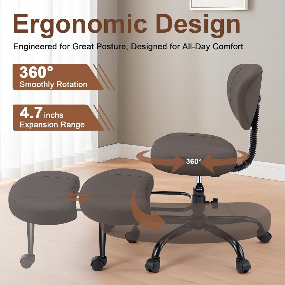Ergonomic Swivel Chair for Med - Yoga & Fitness With Denise recension och pris