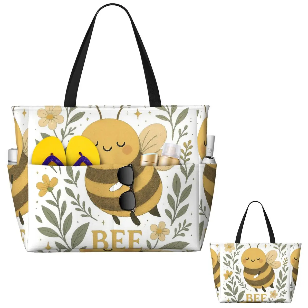 Bee Kind Cute Bumblebee Floral - Yoga Fitness Quotes recension och pris