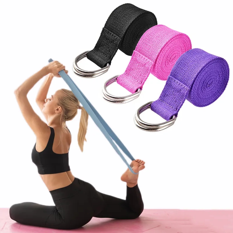183*3.8cm Yoga Strap Cotton Ex - Yoga Fitness Ring recension och pris