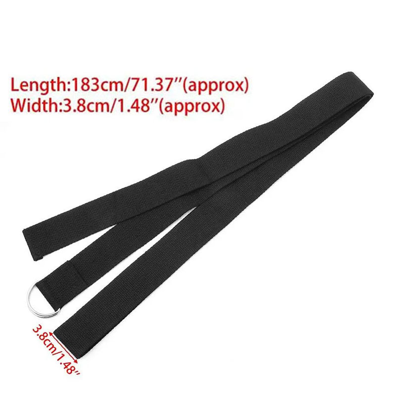 183*3.8cm Yoga Strap Cotton Ex - Yoga Fitness Ring recension och pris