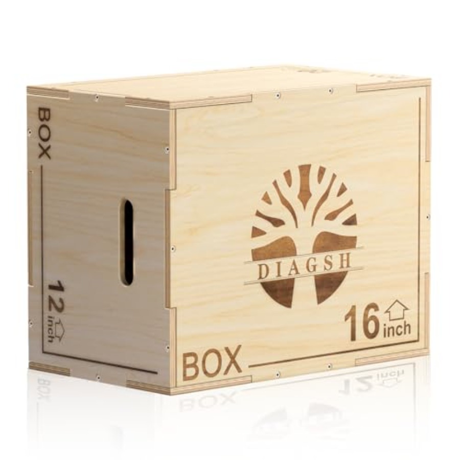 Plyo Box - 3-in-1 wood plyomet - Plyo Jump Box recension och pris