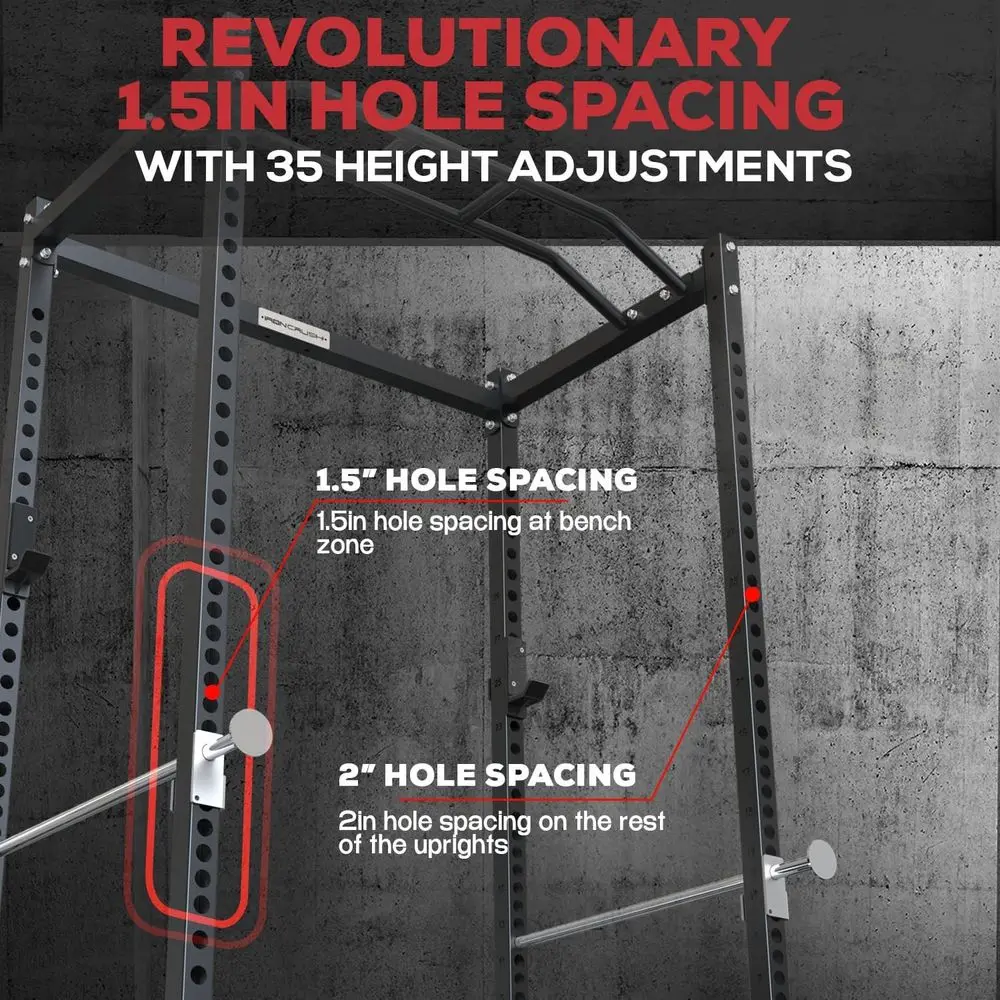 Multi-Function Squat Rack with - Lat Pulldown Bar recension och pris